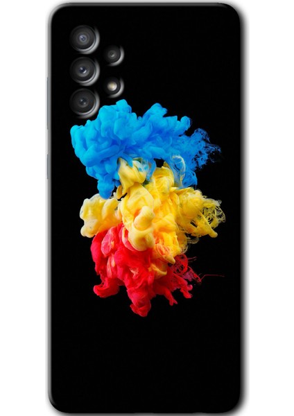 Samsung Galaxy A73 Kılıf Hd Desen Baskılı Arka Kapak - Black 1