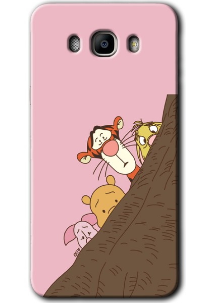 Samsung Galaxy J7 2016 Kılıf Hd Desen Baskılı Arka Kapak - Winnie The Pooh