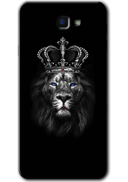 Samsung Galaxy J7 Prime 2 Kılıf Hd Desen Baskılı Arka Kapak - King Lion