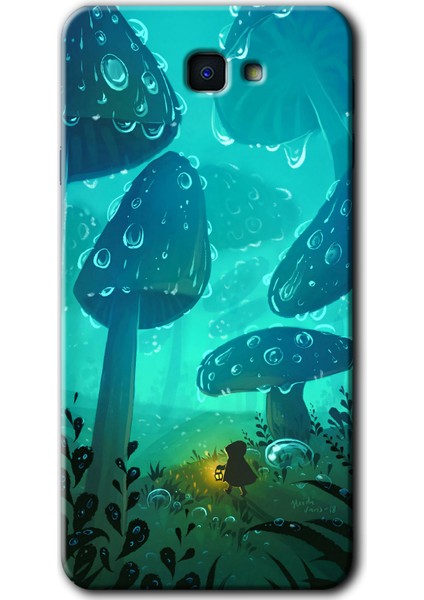 Samsung Galaxy J7 Prime 2 Kılıf Hd Desen Baskılı Arka Kapak - Silhoutte Dropss