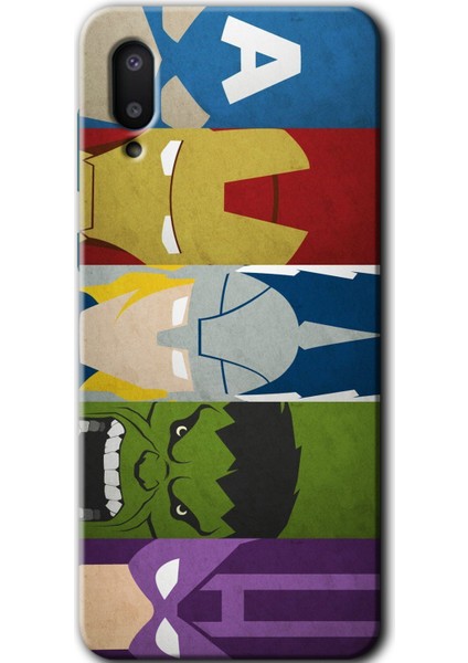 Samsung Galaxy A02 Kılıf Hd Desen Baskılı Arka Kapak - Avengers-1