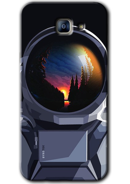 Samsung Galaxy A8 2016 Kılıf Hd Desen Baskılı Arka Kapak - Astronot