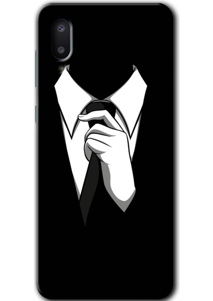 Samsung Galaxy A02 Kılıf Hd Desen Baskılı Arka Kapak - Smokin