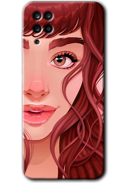 Samsung Galaxy Note 5 Kılıf Hd Desen Baskılı Arka Kapak - Kızıl Kız