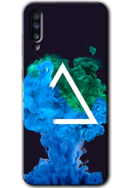 Samsung Galaxy A30S Kılıf Hd Desen Baskılı Arka Kapak - Ink Clot