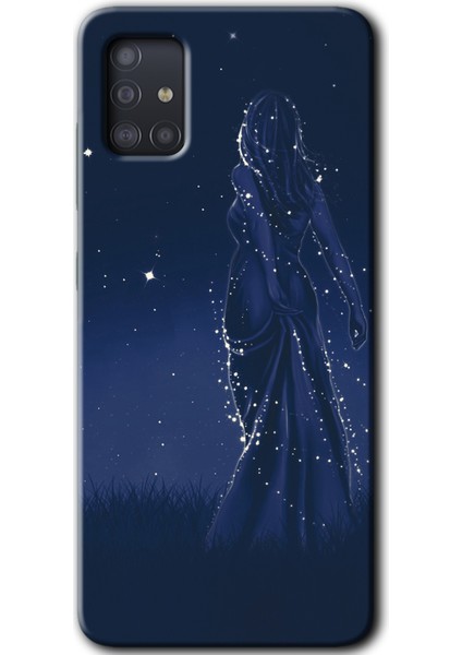 Samsung Galaxy A51 Kılıf Hd Desen Baskılı Arka Kapak - Gecenin Kraliçesi