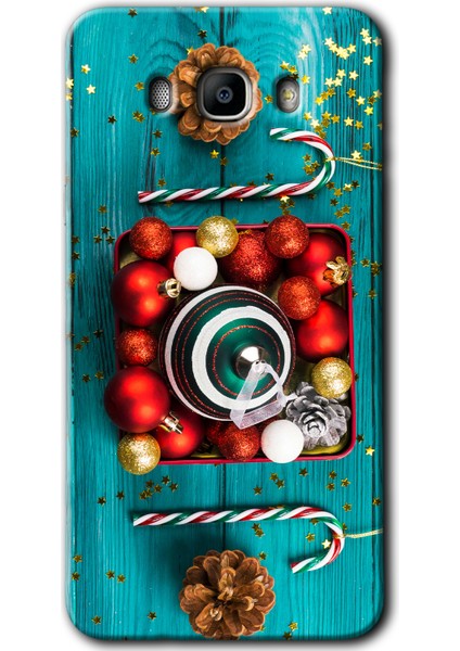 Samsung Galaxy J7 2016 Kılıf Hd Desen Baskılı Arka Kapak - Christmas