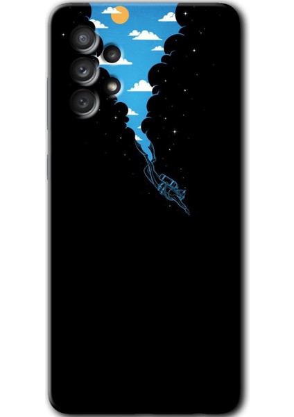 Samsung Galaxy A53 Kılıf Hd Desen Baskılı Arka Kapak - Derinlere Yolculuk