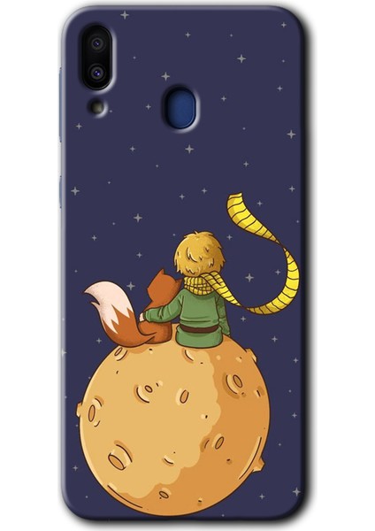 Samsung Galaxy M10S Kılıf Hd Desen Baskılı Arka Kapak - Küçük Prens