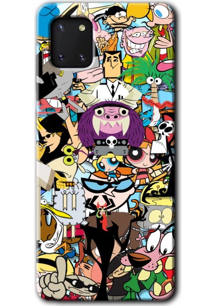 Samsung Galaxy A81 Kılıf Hd Desen Baskılı Arka Kapak - Süper Çizgi Kahramanlar