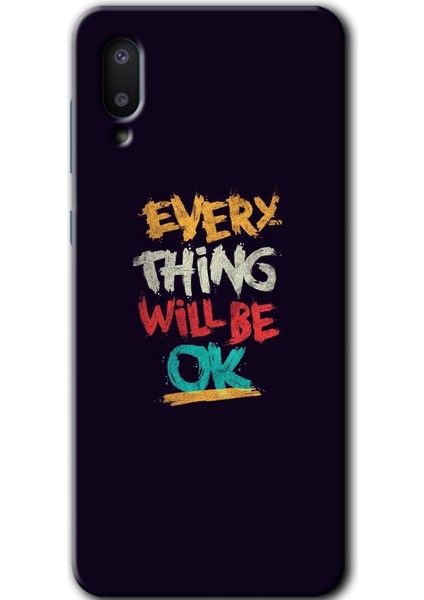 Samsung Galaxy A02 Kılıf Hd Desen Baskılı Arka Kapak - Everything