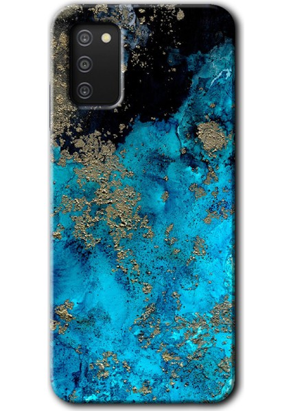 Samsung Galaxy A02S Kılıf Hd Desen Baskılı Arka Kapak - Klas Mermer