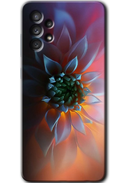 Samsung Galaxy A52S Kılıf Hd Desen Baskılı Arka Kapak - Çiçek Motif