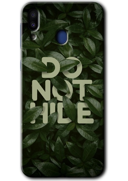 Samsung Galaxy M10S Kılıf Hd Desen Baskılı Arka Kapak - Do Not Hide