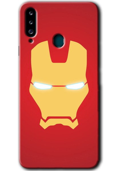 Samsung Galaxy A20S Kılıf Hd Desen Baskılı Arka Kapak - Ironman