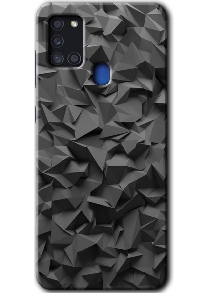 Samsung Galaxy A21S Kılıf Hd Desen Baskılı Arka Kapak - Dark Broke