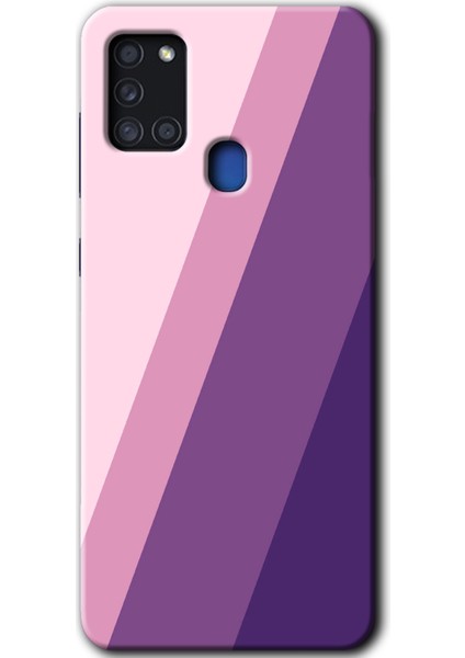 Samsung Galaxy A21S Kılıf Hd Desen Baskılı Arka Kapak - Oblique