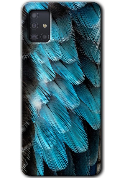 Samsung Galaxy A51 Kılıf Hd Desen Baskılı Arka Kapak - 9d Tüyler