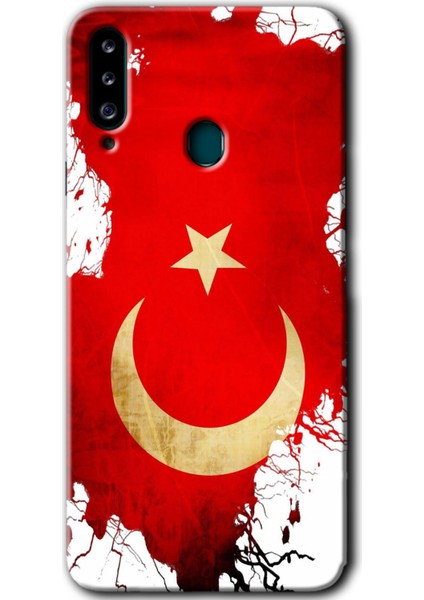 Samsung Galaxy A20S Kılıf Hd Desen Baskılı Arka Kapak - Türkiyem