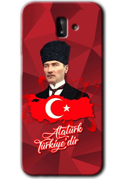 Samsung Galaxy J6 Plus Kılıf Hd Desen Baskılı Arka Kapak - Atatürkiye
