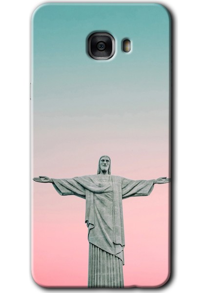 Samsung Galaxy C9 Pro Kılıf Hd Desen Baskılı Arka Kapak - Rio