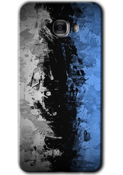 Samsung Galaxy C7 Pro Kılıf Hd Desen Baskılı Arka Kapak - Abstract Wallpaper