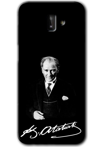 Samsung Galaxy J6 Plus Kılıf Hd Desen Baskılı Arka Kapak - Atatürk Imza