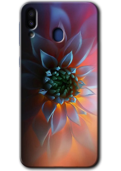 Samsung Galaxy M10S Kılıf Hd Desen Baskılı Arka Kapak - Çiçek Motif