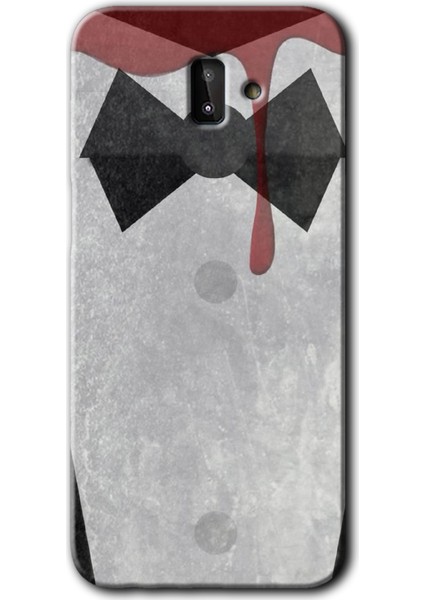 Samsung Galaxy J8 Kılıf Hd Desen Baskılı Arka Kapak - Gentleman Blood