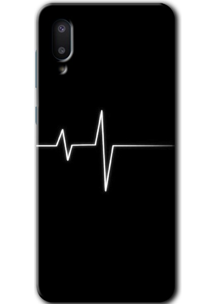 Samsung Galaxy A02 Kılıf Hd Desen Baskılı Arka Kapak - Heart Rytm