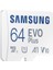 Orijinal Samsung Evo Plus Micro Sd Hafıza Kartı (2021), Kapasite: 64GB (Beyaz Mavi) (Yurt Dışından) 2