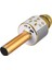 Karaoke Mikrofon Bluetooth Hoparlör USB Sd Kart ve Aux Girişli - Gold 4