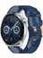 Huawei Için Gt3 46MM 22MM Naylon Dokuma Saat Bandı Mavi (Yurt Dışından) 3