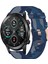 Honor Için Magicwatch 2 46MM 22MM Naylon Dokuma Bandı Mavi (Yurt Dışından) 3