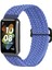 Huawei Band 7 Naylon Örgülü Buckle Watch Band Mavi (Yurt Dışından) 1