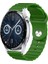 Huawei Için Gt3 42MM 20MM Oluklu Silikon Saat Bandı Yeşil (Yurt Dışından) 3
