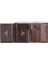 Çok Bölmeli Dikey Antik Kahverengi Deri Erkek Cüzdanı 3