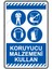 Koruyucu Malzemeni Kullan - Uyarı Levhası/25x35cm/Etiket 1
