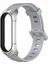 Xiaomi Mı Band Için 6/5/4/3 Silikon Kayış, Stil: Tf Case Gri+Gümüz (Yurt Dışından) 1