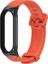 Xiaomi Mi Band 3/4/5/6 Turuncu+Siyah Için Silikon Saat Bandı (Yurt Dışından) 1