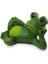 Dekoratif Yatan Kurbağa Heykeli Dekoratif (42X25CM) 1