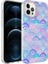Apple iPhone 12 Pro Kapak Deniz Kabuğu Desenli Fosforlu Silikon Kılıf - Lila 1
