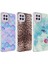 Galaxy M32 Kapak Palık Pullu Desenli Fosforlu Silikon Kılıf - Mavi 2
