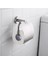 Banyo Fırçalanmış Tuvalet Rulo Kağıt Raf ile Su Geçirmez Kapak Duvara Monte Banyo Paslanmaz Çelik Kağıt Tutucu (Yurt Dışından) 3