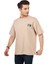 Ghassy Co. Erkek Oversize Sırt ve Göğüs Baskılı Outdoor Tshirt Bear 1