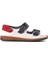 006 P Lacivert-Beyaz-Kırmızı Comfort Erkek Çocuk Sandalet 2