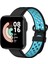 Xiaomi Redmi Için Silikon Saat Bando 2 Siyah Mavi Watch 2 Siyah Mavi (Yurt Dışından) 1