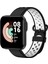 Xiaomi Redmi Için Silikon Izle Band 2 Siyah Beyaz Watch 2 Siyah Beyaz (Yurt Dışından) 1