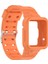 Xiaomi Redmi Için 2 Silikon Watch Band Orange Watch (Yurt Dışından) 4