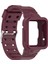 Xiaomi Redmi Için 2 Silikon Watch Band Wine Red (Yurt Dışından) 4
